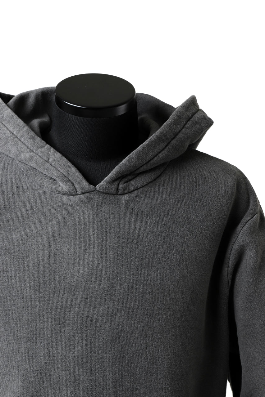 daub exclusive DYEING HOODIE PULLOVER / COTTON FLEECY (GREY) - Image 20