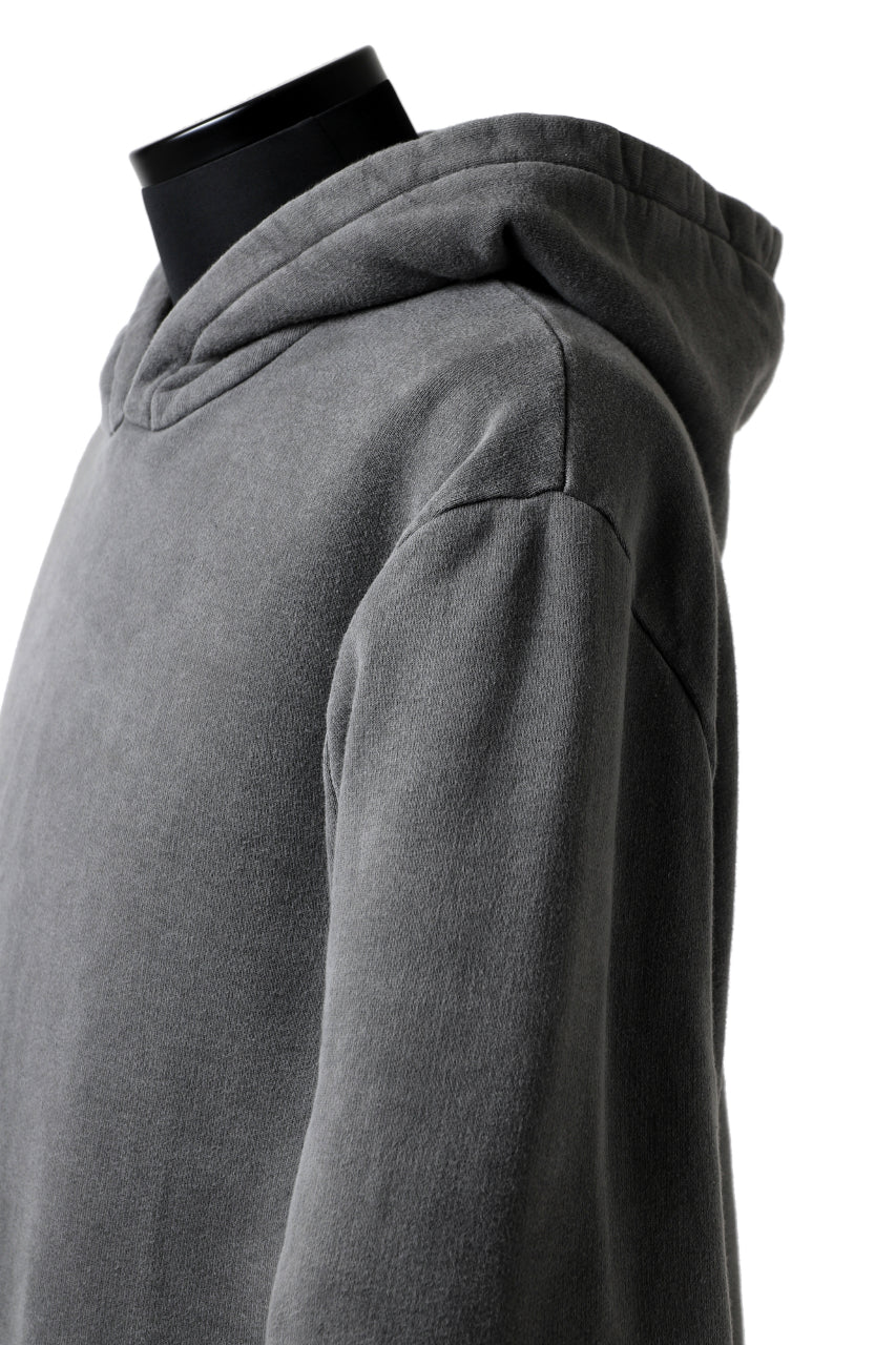 daub exclusive DYEING HOODIE PULLOVER / COTTON FLEECY (GREY) - Image 21