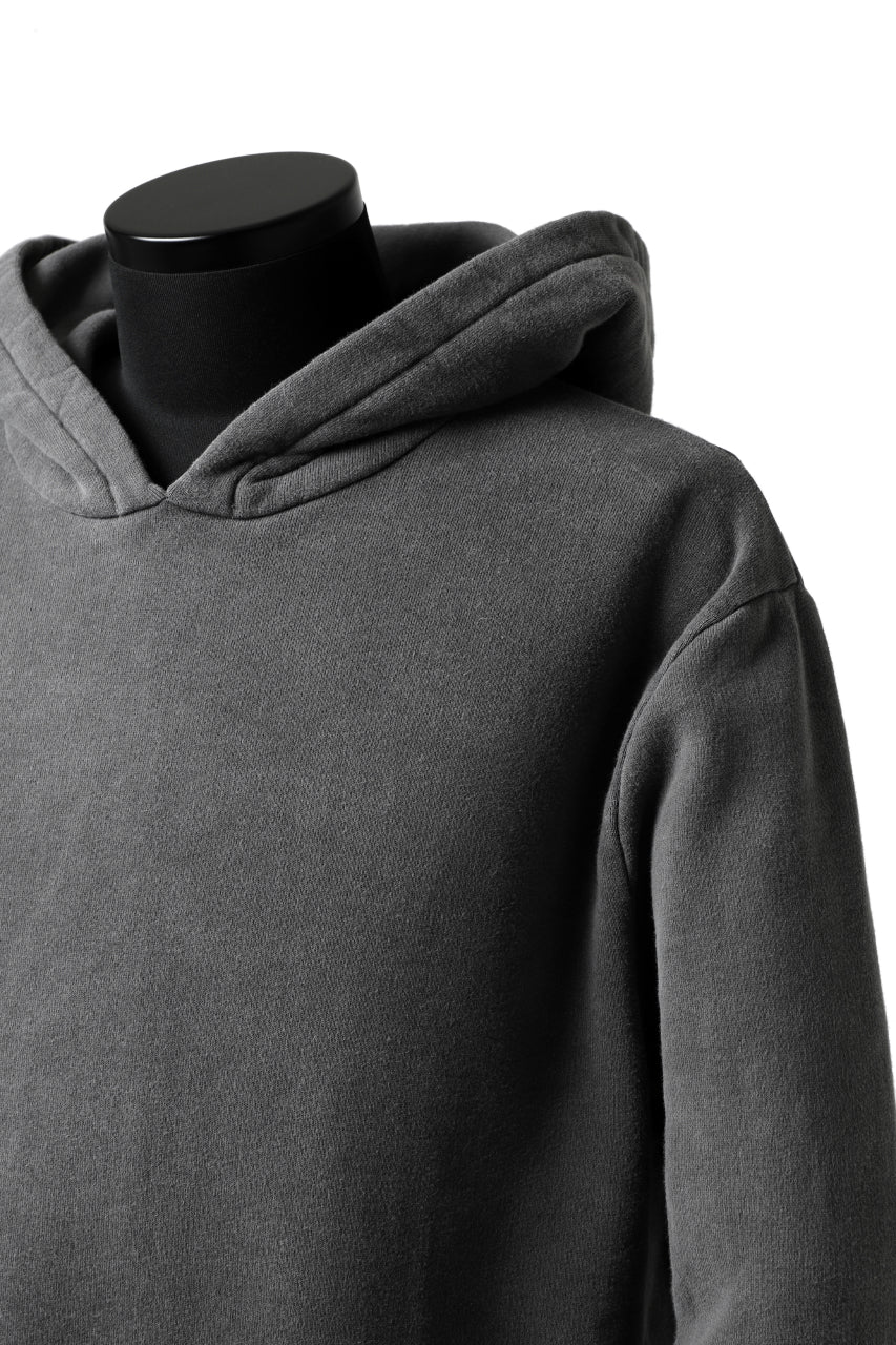 daub exclusive DYEING HOODIE PULLOVER / COTTON FLEECY (GREY) - Image 22