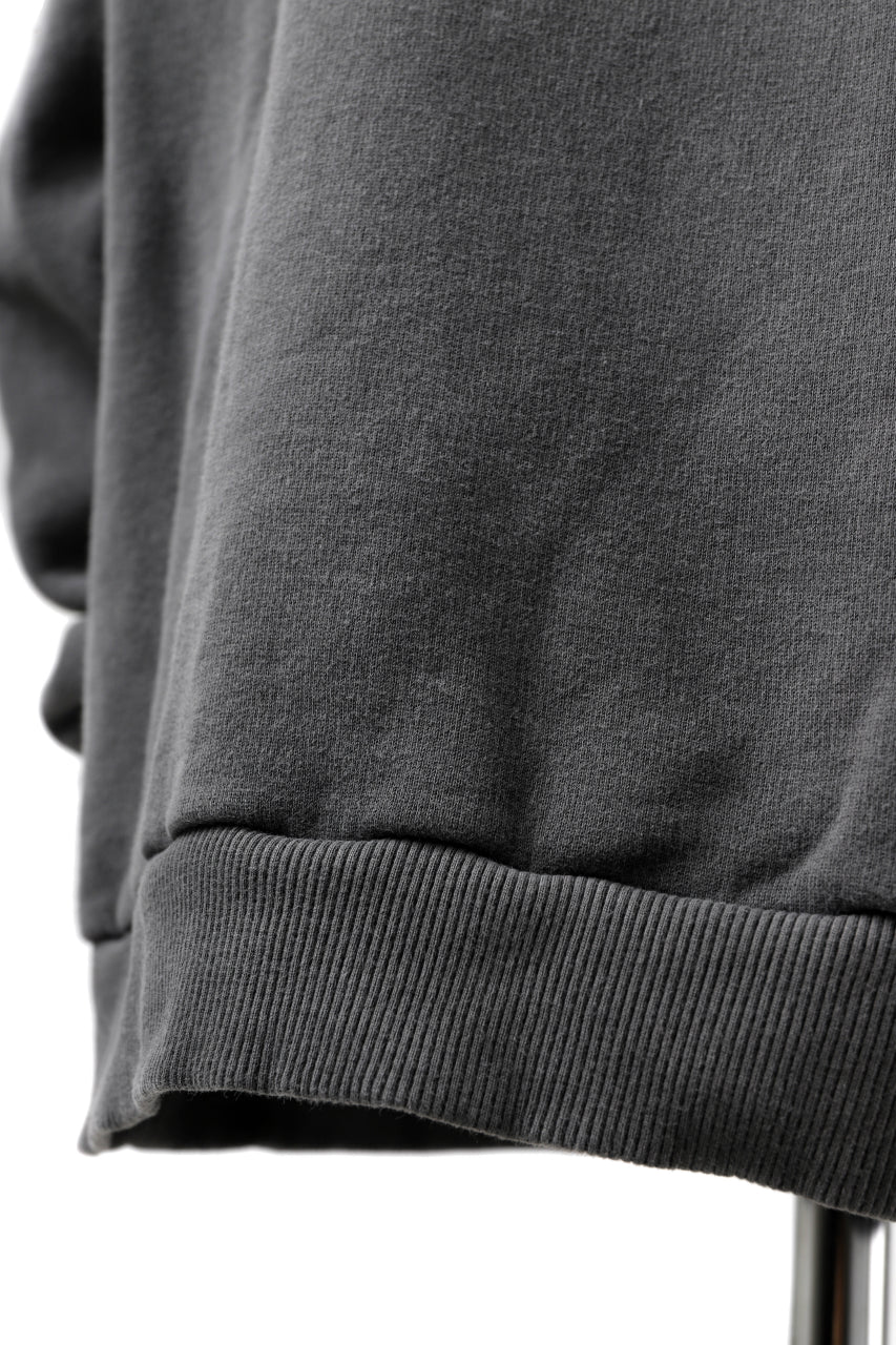 daub exclusive DYEING HOODIE PULLOVER / COTTON FLEECY (GREY) - Image 26