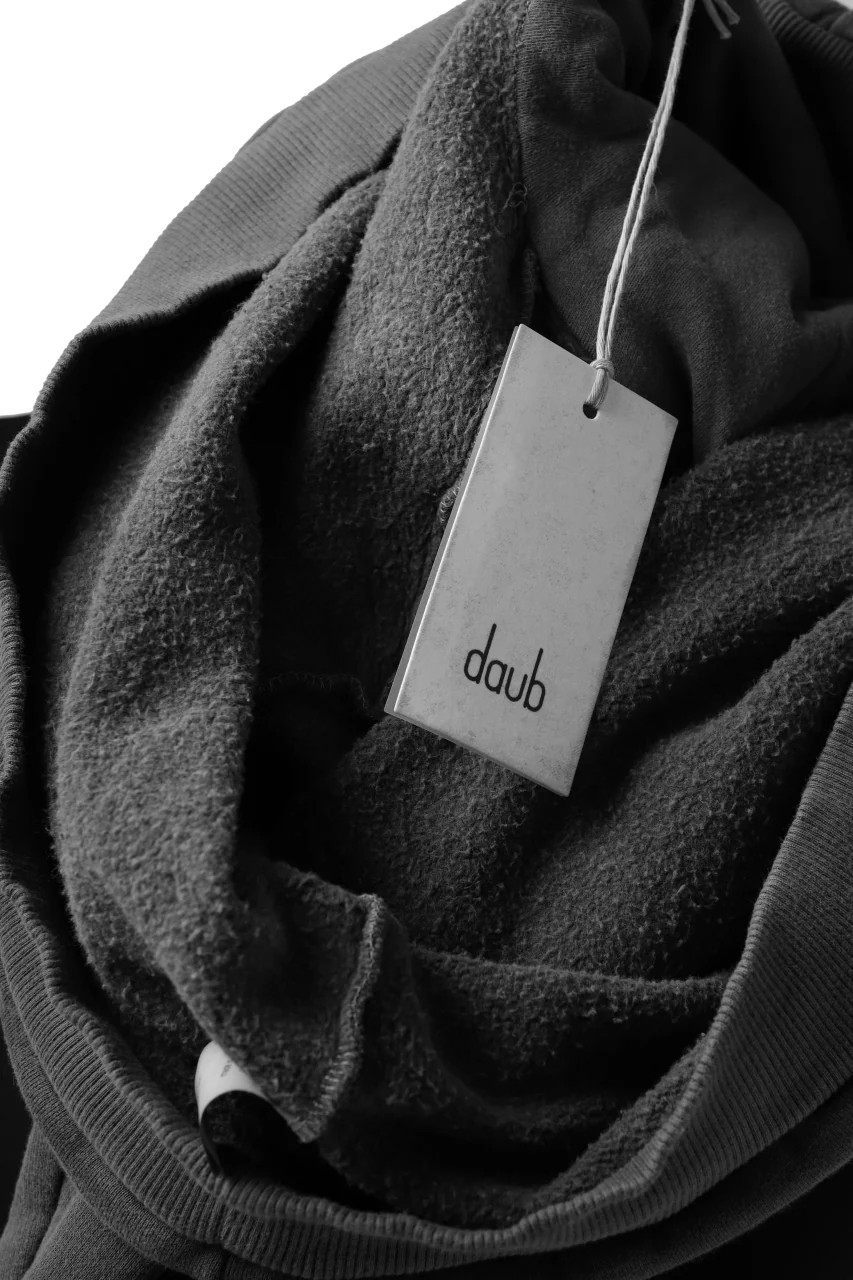 daub exclusive DYEING HOODIE PULLOVER / COTTON FLEECY (GREY) - Image 27
