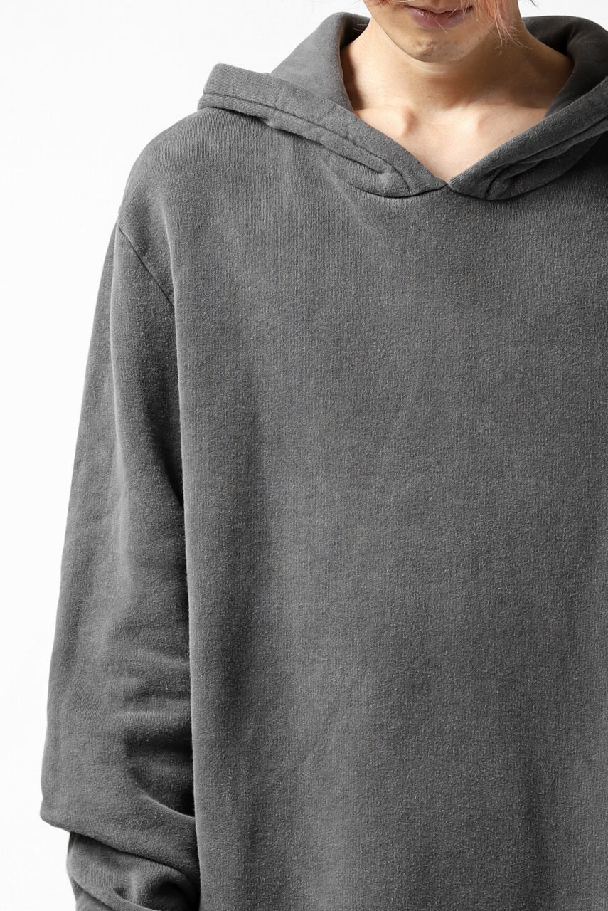 daub exclusive DYEING HOODIE PULLOVER / COTTON FLEECY (GREY) - Image 29