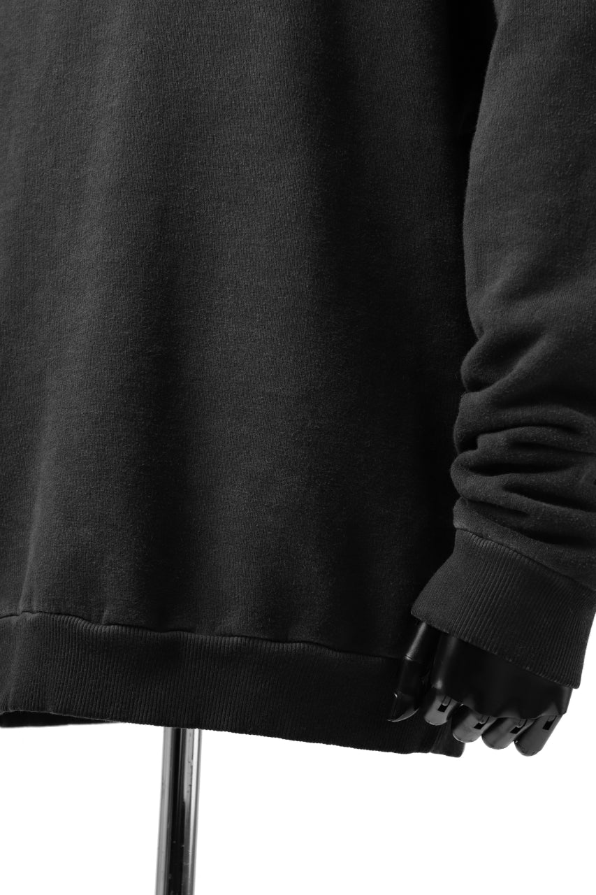 daub exclusive DYEING HOODIE PULLOVER / COTTON FLEECY (DARK GREY) - Image 9