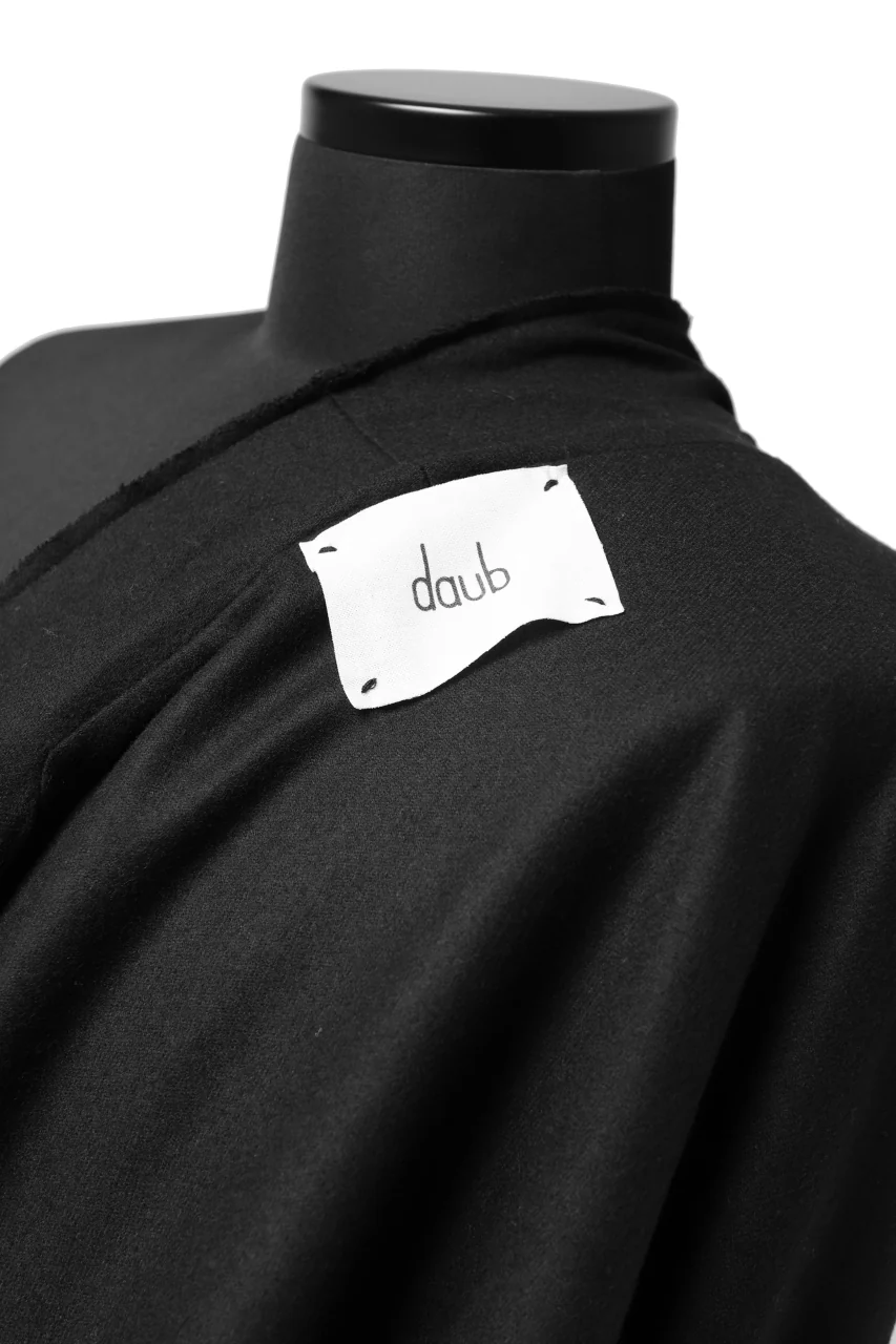 daub LAPELLESS COAT / VIRGIN WOOL (BLACK) - Image 34