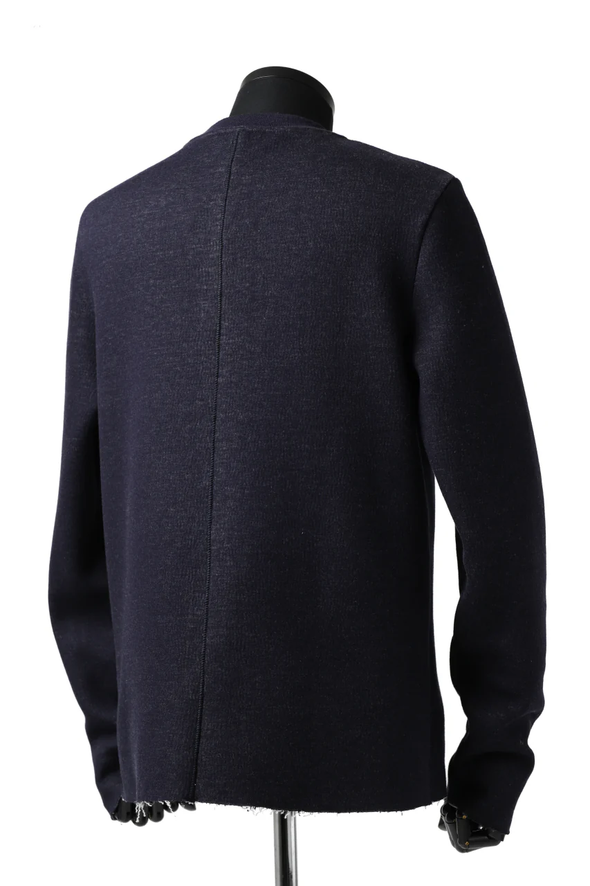 daub ROUGHCUT PULLOVER / DOUBLE KNIT JERSEY (NAVY) - Image 10