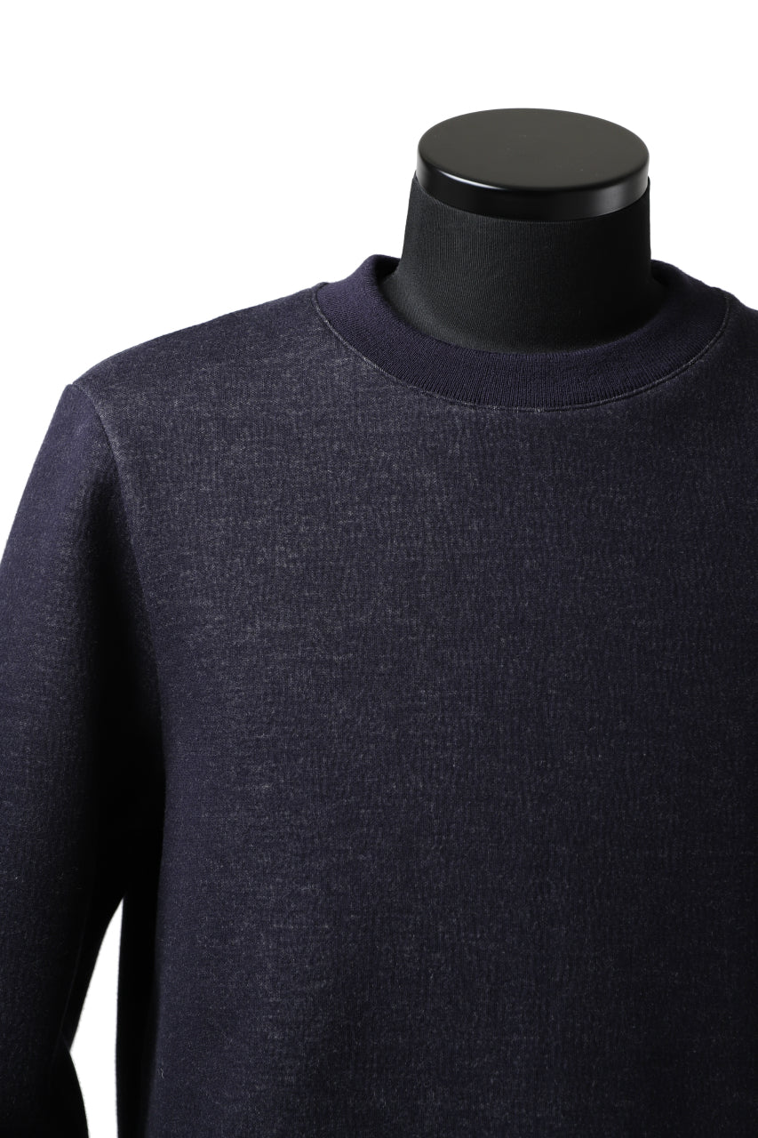 daub ROUGHCUT PULLOVER / DOUBLE KNIT JERSEY (NAVY) - Image 11