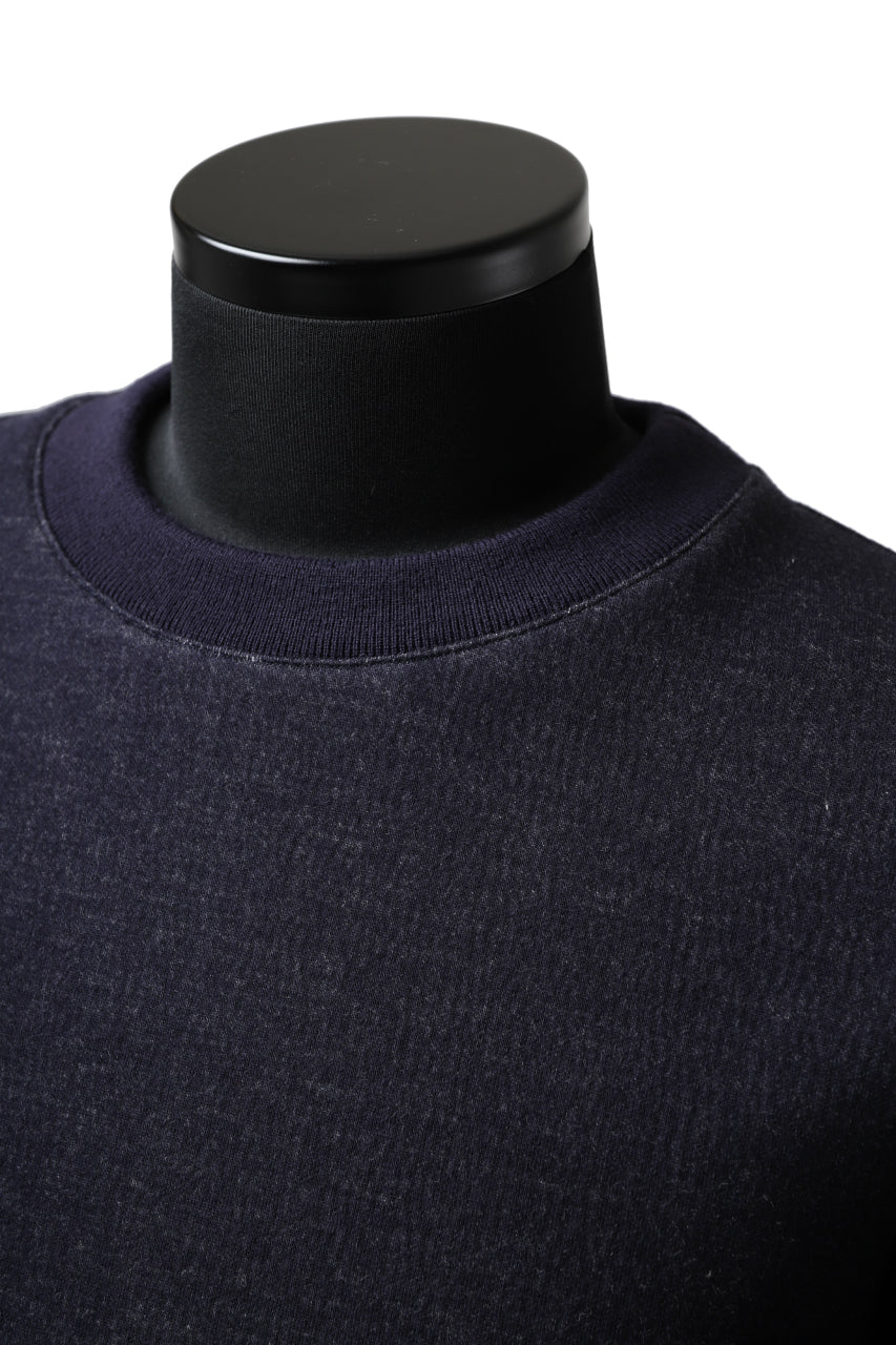 daub ROUGHCUT PULLOVER / DOUBLE KNIT JERSEY (NAVY) - Image 13