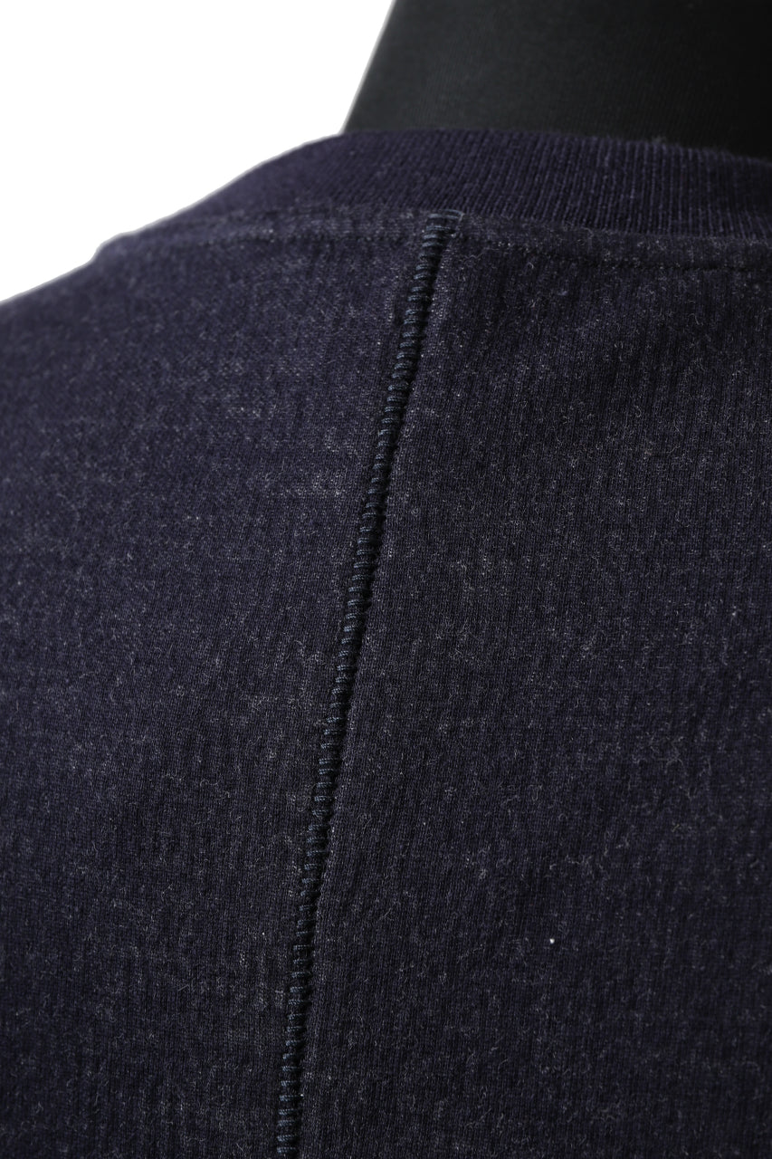 daub ROUGHCUT PULLOVER / DOUBLE KNIT JERSEY (NAVY) - Image 17