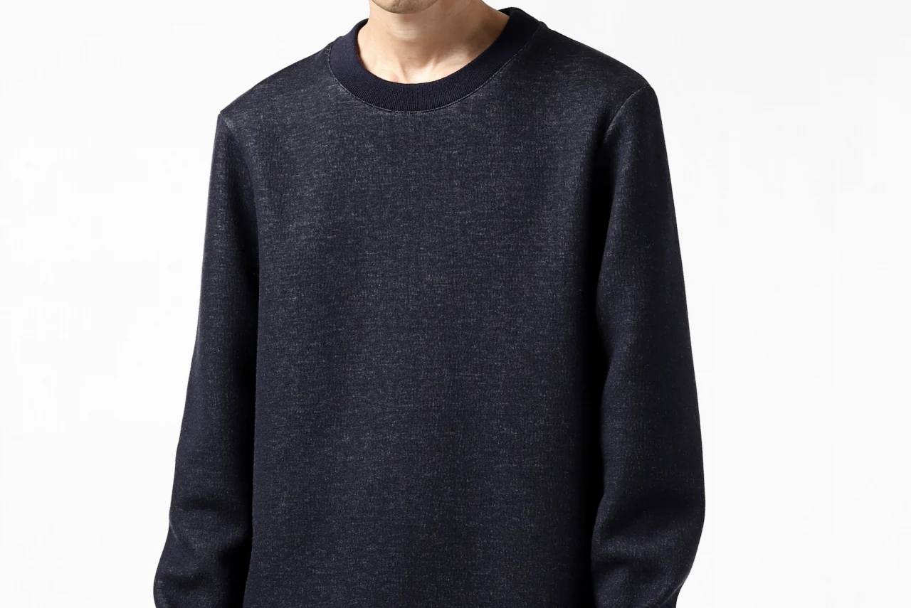 daub ROUGHCUT PULLOVER / DOUBLE KNIT JERSEY (NAVY) - Image 25