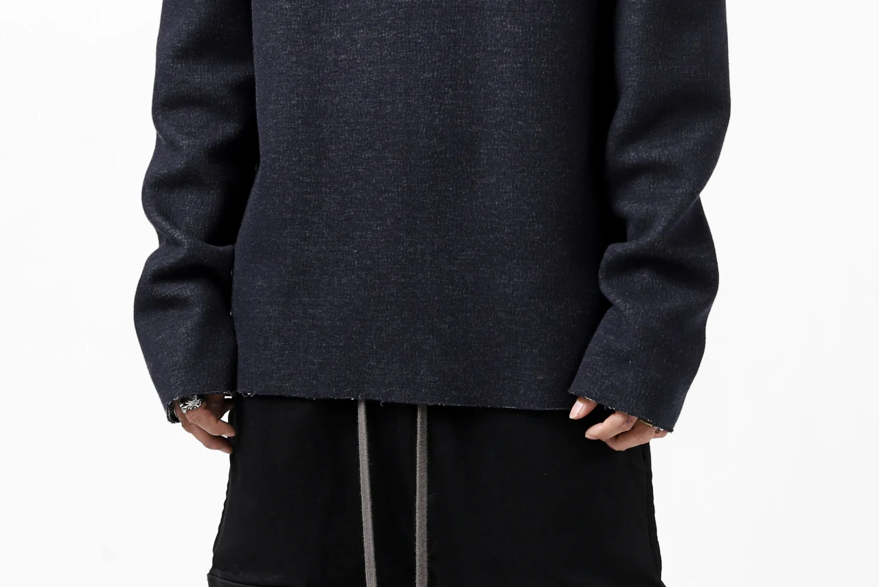daub ROUGHCUT PULLOVER / DOUBLE KNIT JERSEY (NAVY) - Image 26