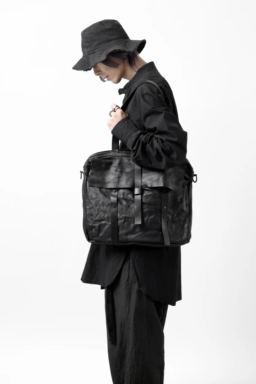 daub SOFT BUCKET HAT / L.TWILL (BLACK) - Image 20