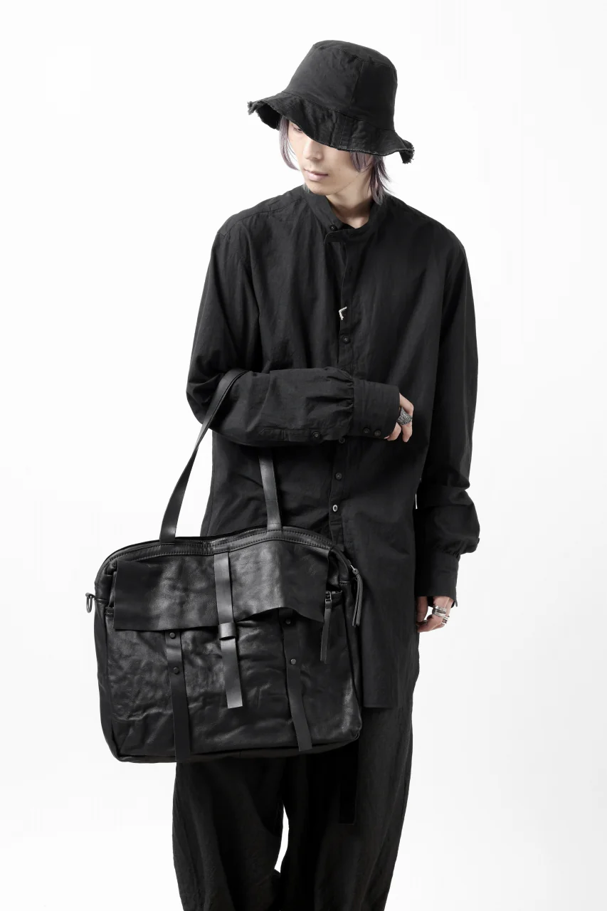 daub SOFT BUCKET HAT / L.TWILL (BLACK) - Image 21