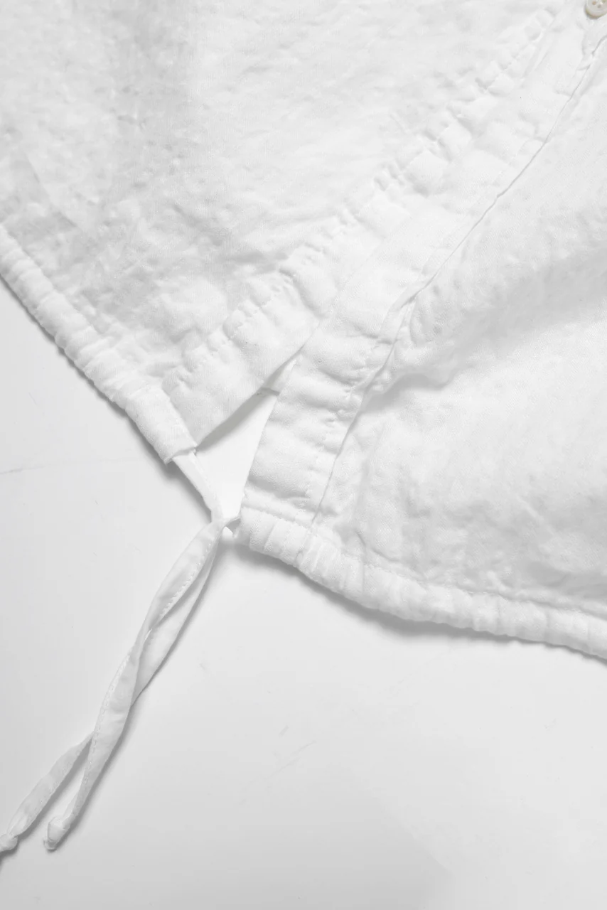 daub WASHED LONG SHIRT / CL-STRIPE (WHITE) - Image 34