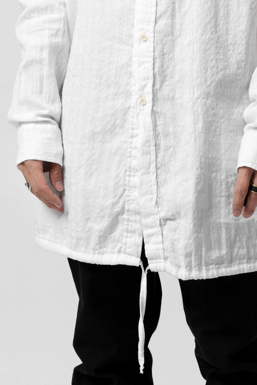 daub WASHED LONG SHIRT / CL-STRIPE (WHITE) - Image 46