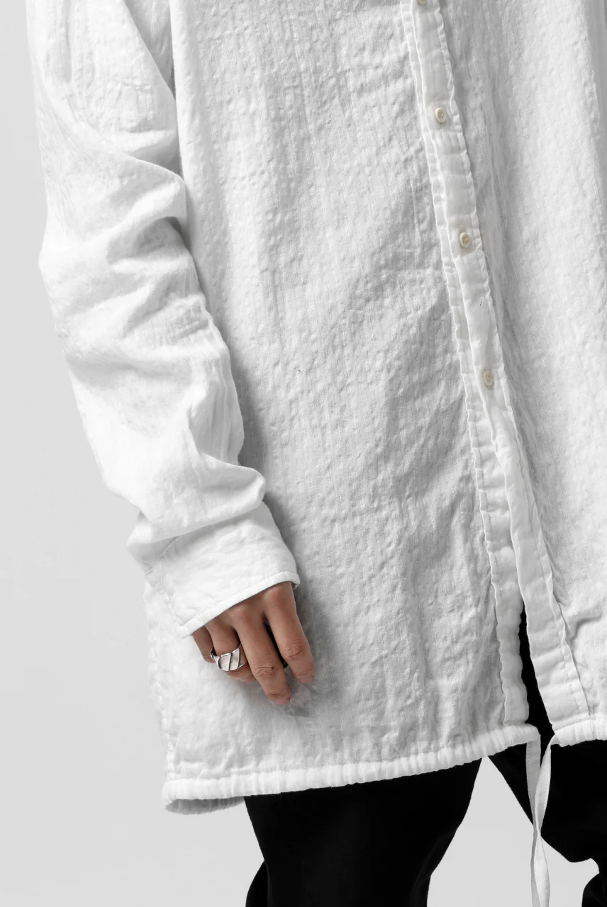 daub WASHED LONG SHIRT / CL-STRIPE (WHITE) - Image 48