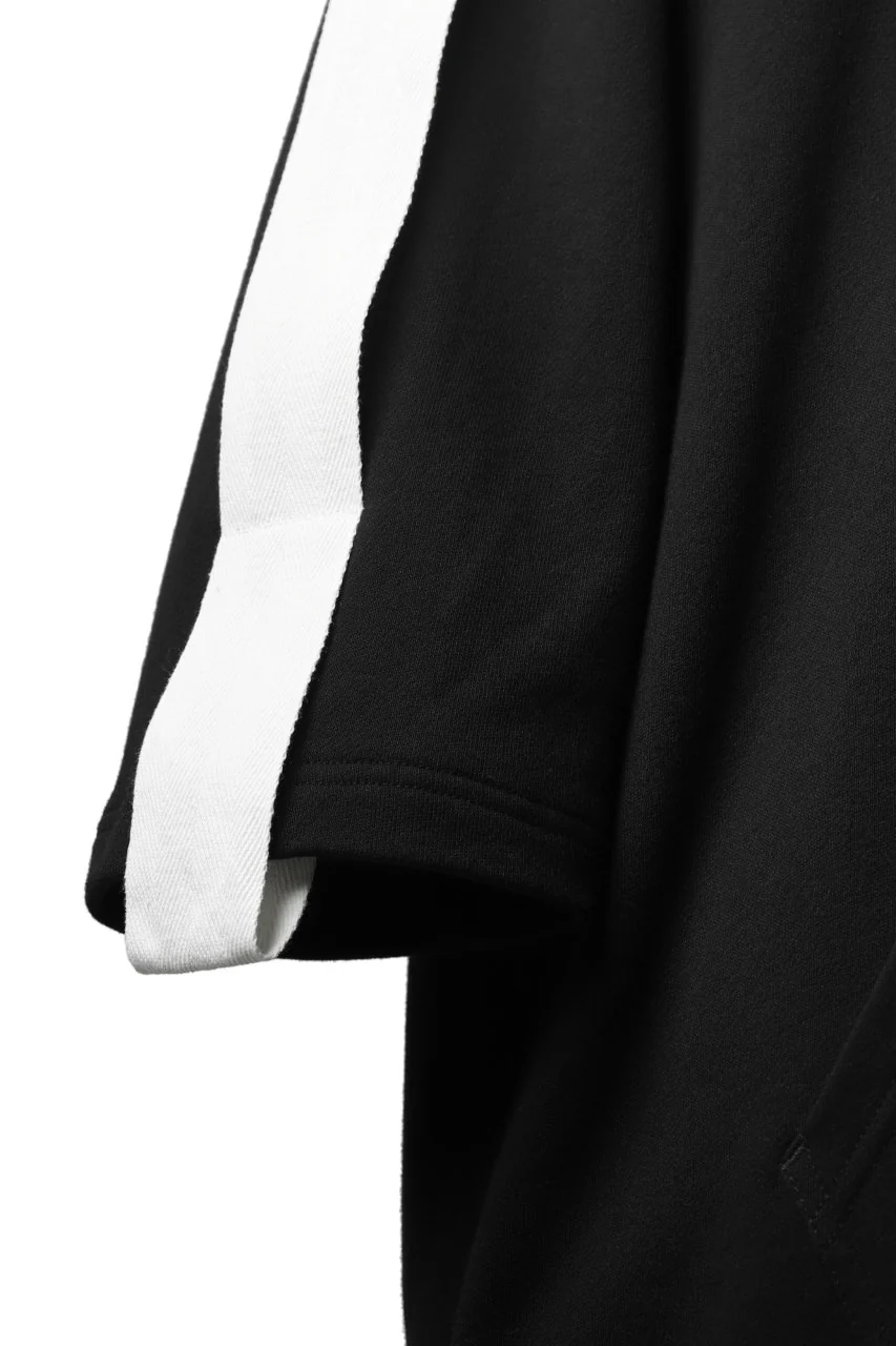 DEFORMATER.® LOGO TAPE HOODIE / LIGHT OZ COTTON (BLACK x WHITE) - Image 21