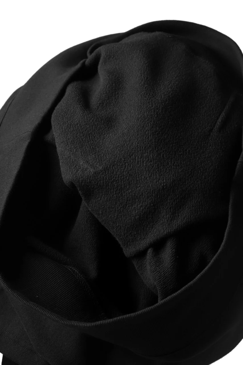 DEFORMATER.® LOGO TAPE HOODIE / LIGHT OZ COTTON (BLACK x WHITE) - Image 25