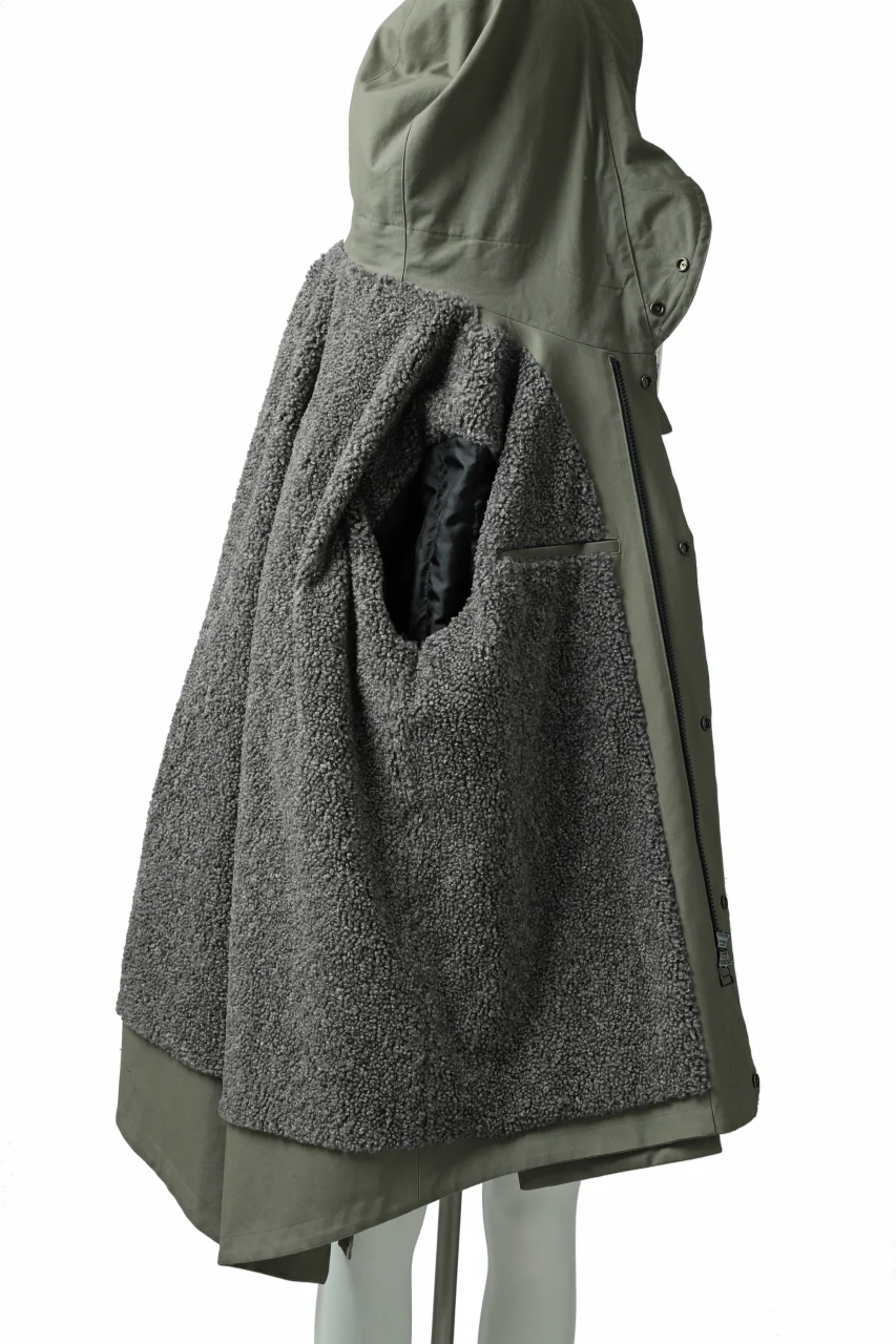 DEFORMATER.® "One Make" FLAPPED MODS COAT / EXTRA WARM EDITION (PALE KHAKI) - Image 12