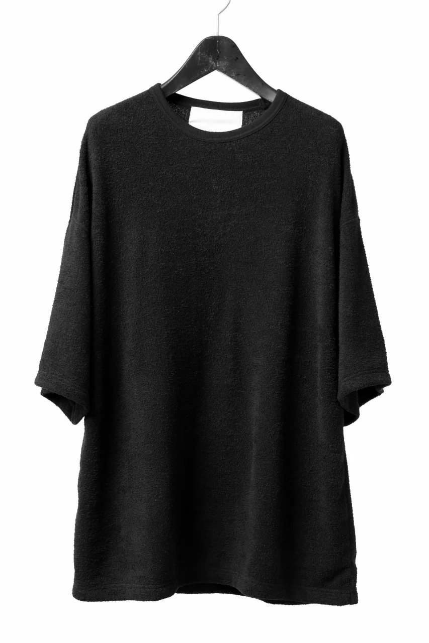 DEFORMATER.® OVER SIZED TOPS / DOUBLE SIDED SOFT PILE (BLACK)