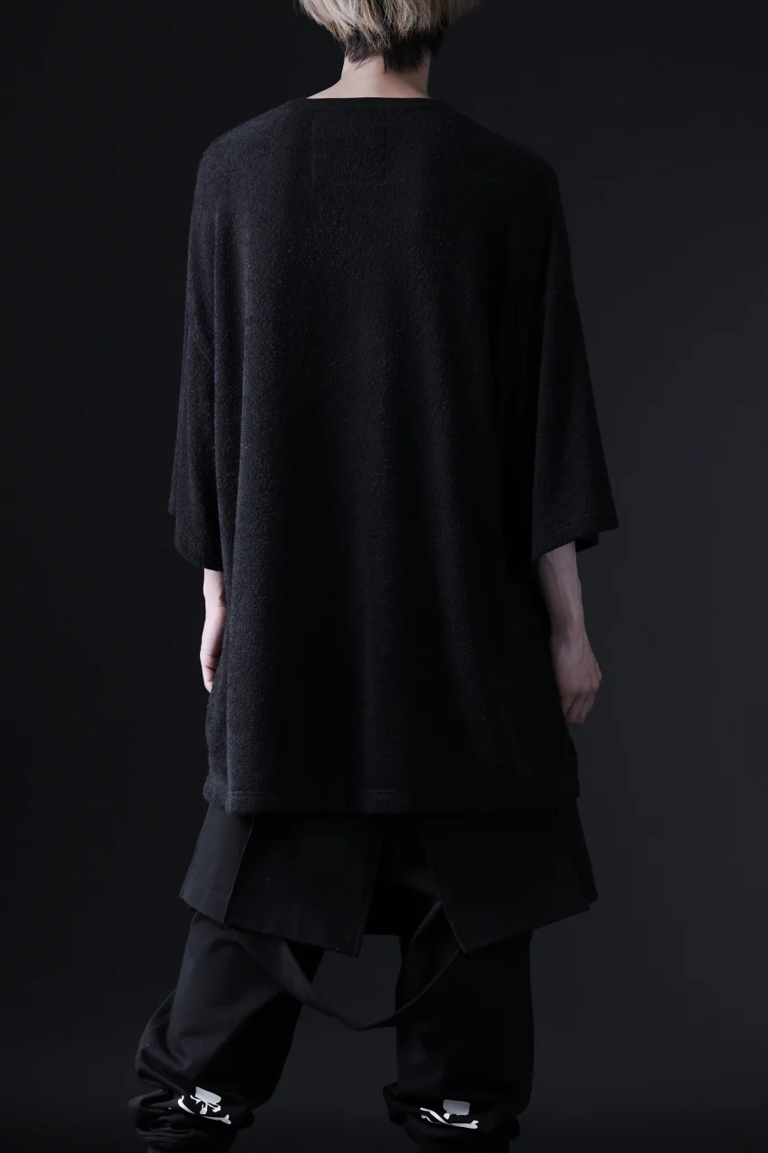DEFORMATER.® OVER SIZED TOPS / DOUBLE SIDED SOFT PILE (BLACK) - Image 10