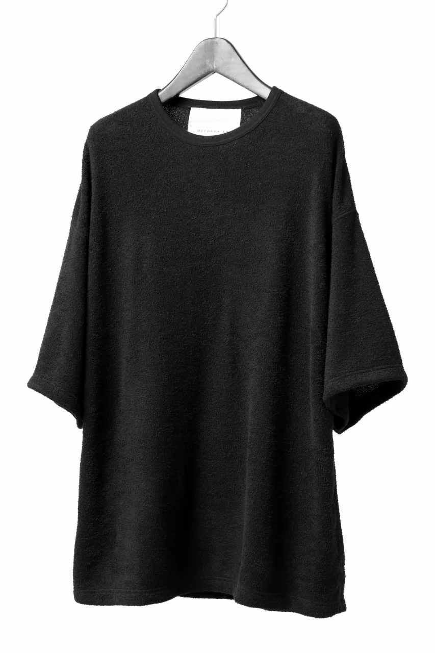 DEFORMATER.® OVER SIZED TOPS / DOUBLE SIDED SOFT PILE (BLACK) - Image 12