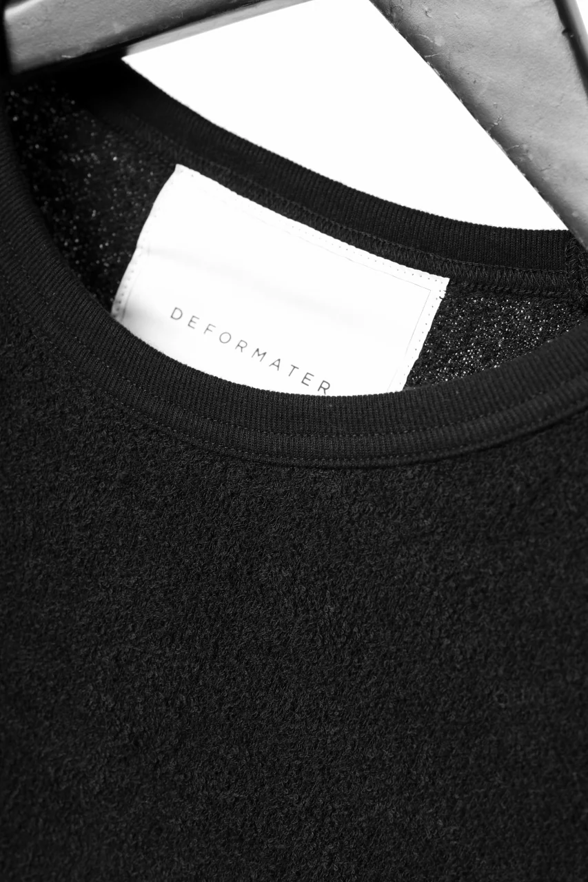 DEFORMATER.® OVER SIZED TOPS / DOUBLE SIDED SOFT PILE (BLACK) - Image 17