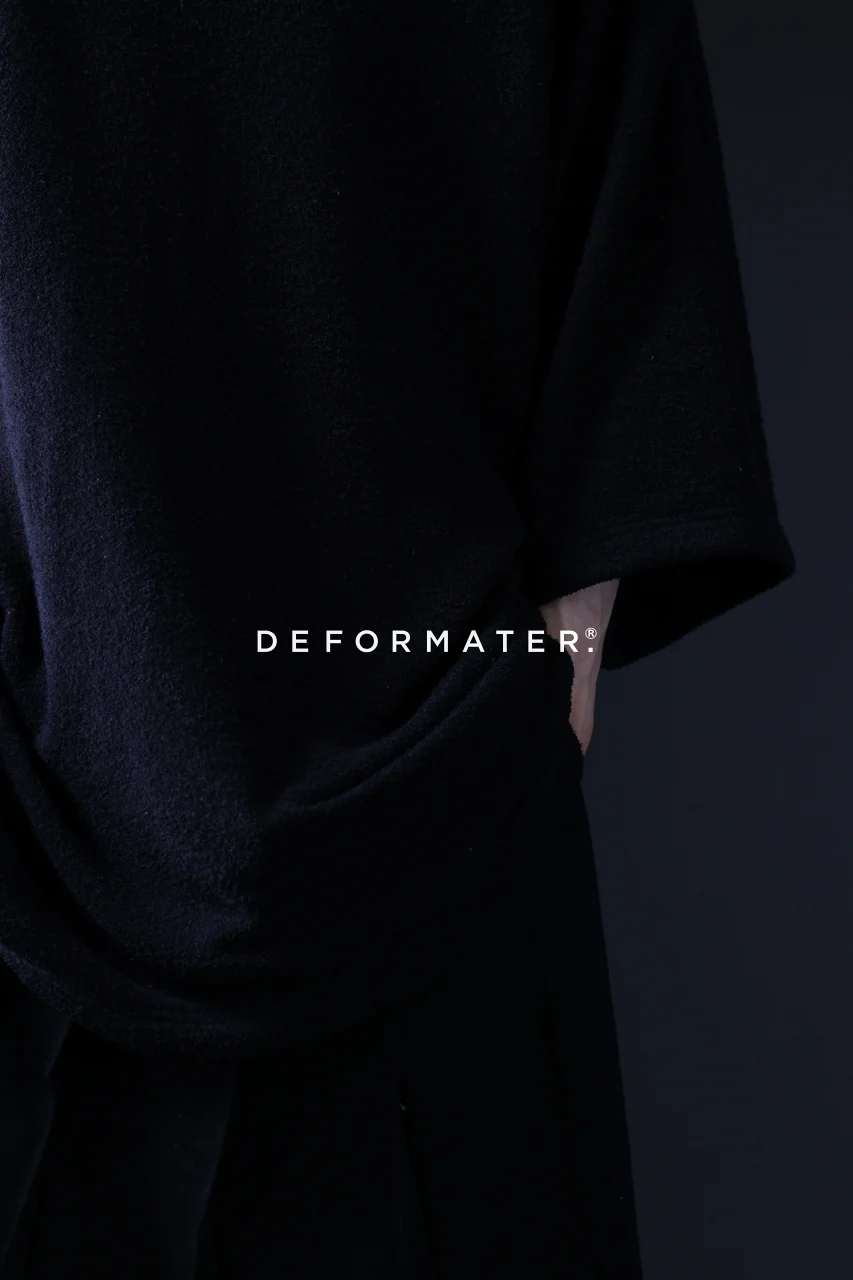 DEFORMATER.® OVER SIZED TOPS / DOUBLE SIDED SOFT PILE (BLACK) - Image 25