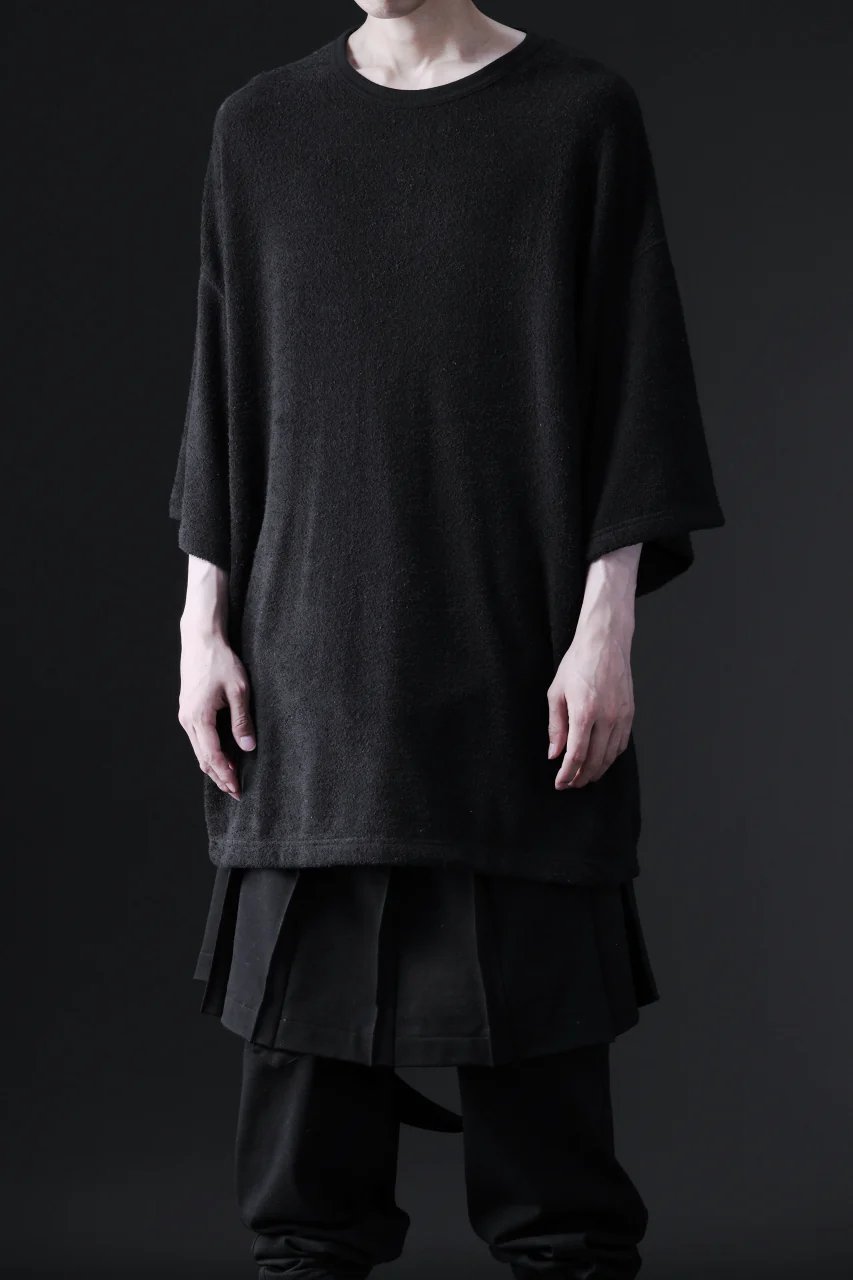 DEFORMATER.® OVER SIZED TOPS / DOUBLE SIDED SOFT PILE (BLACK) - Image 7