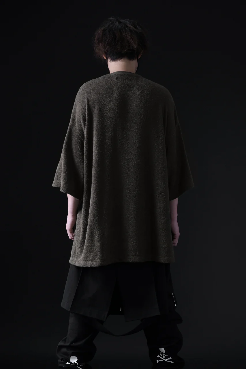 DEFORMATER.® OVER SIZED TOPS / DOUBLE SIDED SOFT PILE (KHAKI) - Image 5