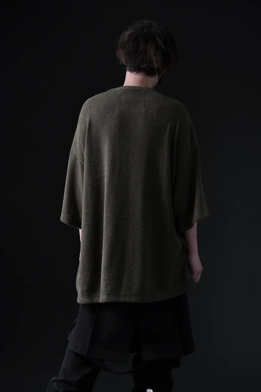 DEFORMATER.® OVER SIZED TOPS / DOUBLE SIDED SOFT PILE (KHAKI) - Image 6