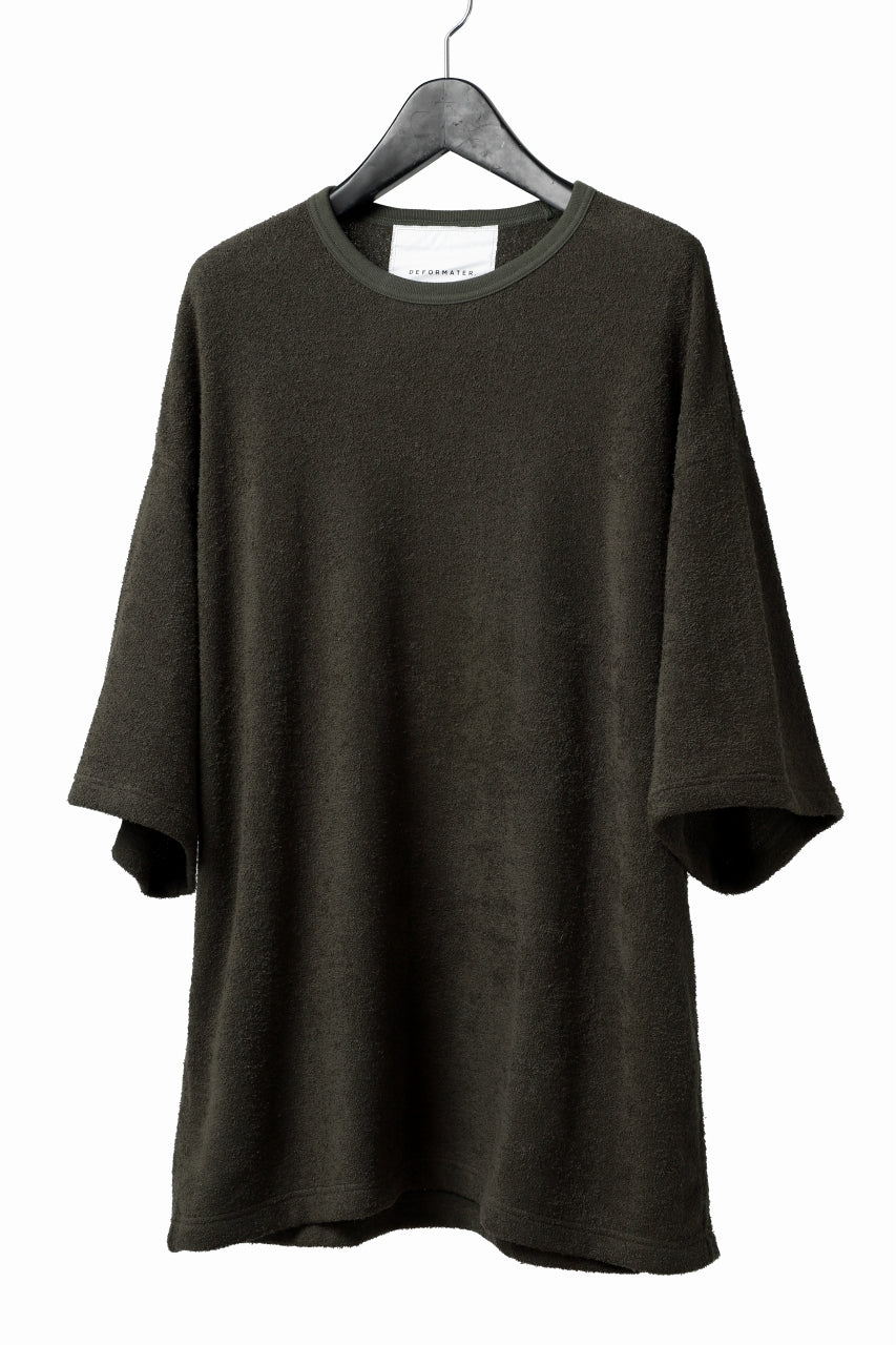 DEFORMATER.® OVER SIZED TOPS / DOUBLE SIDED SOFT PILE (KHAKI) - Image 8