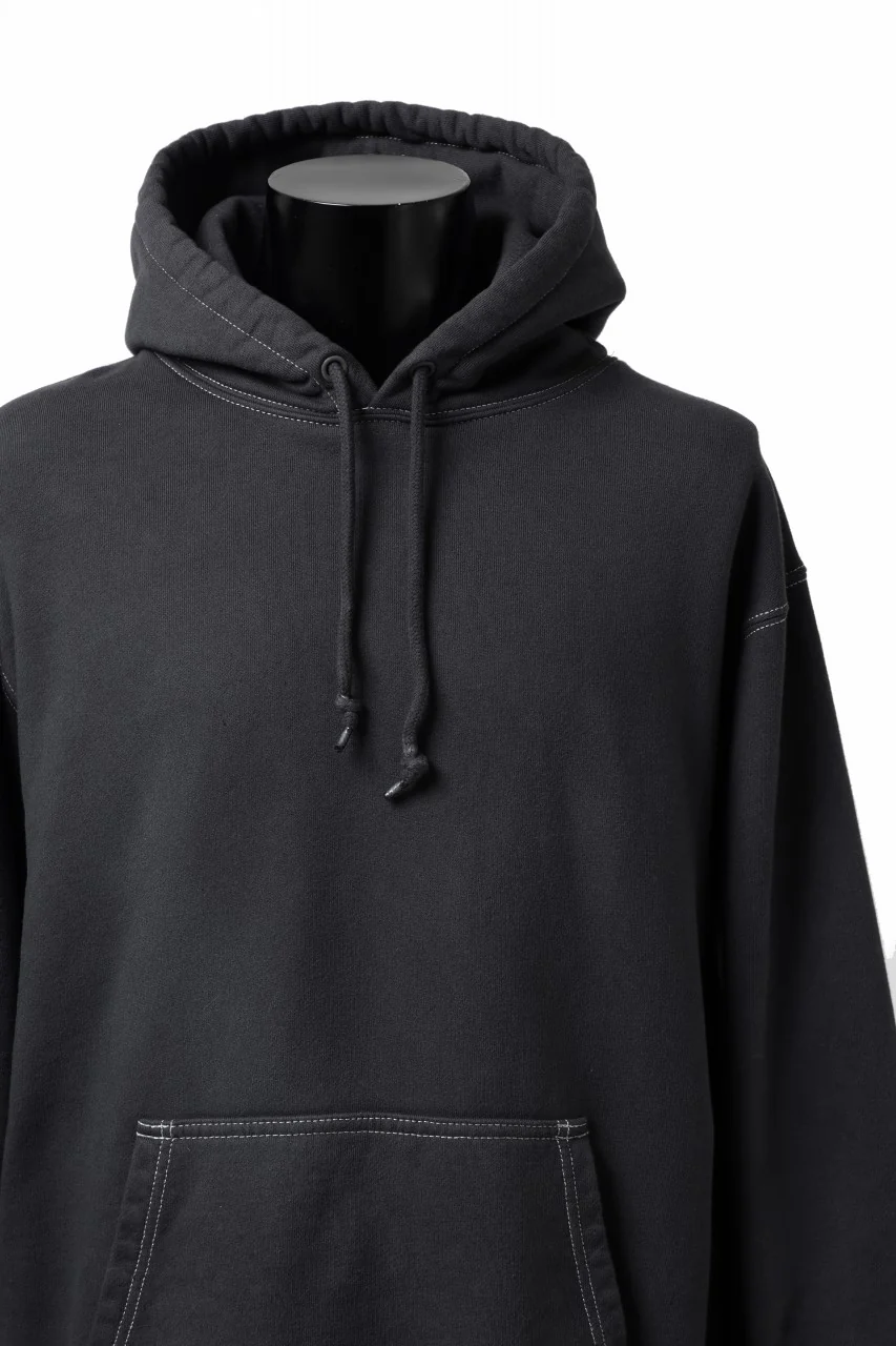 DEFORMATER.® [SET-UP] 3 PROCESSING SWEAT HOODIE & JOGGER PANT - DYED/BIO/FROST EFFECT (VINTAGE BLACK) - Image 12
