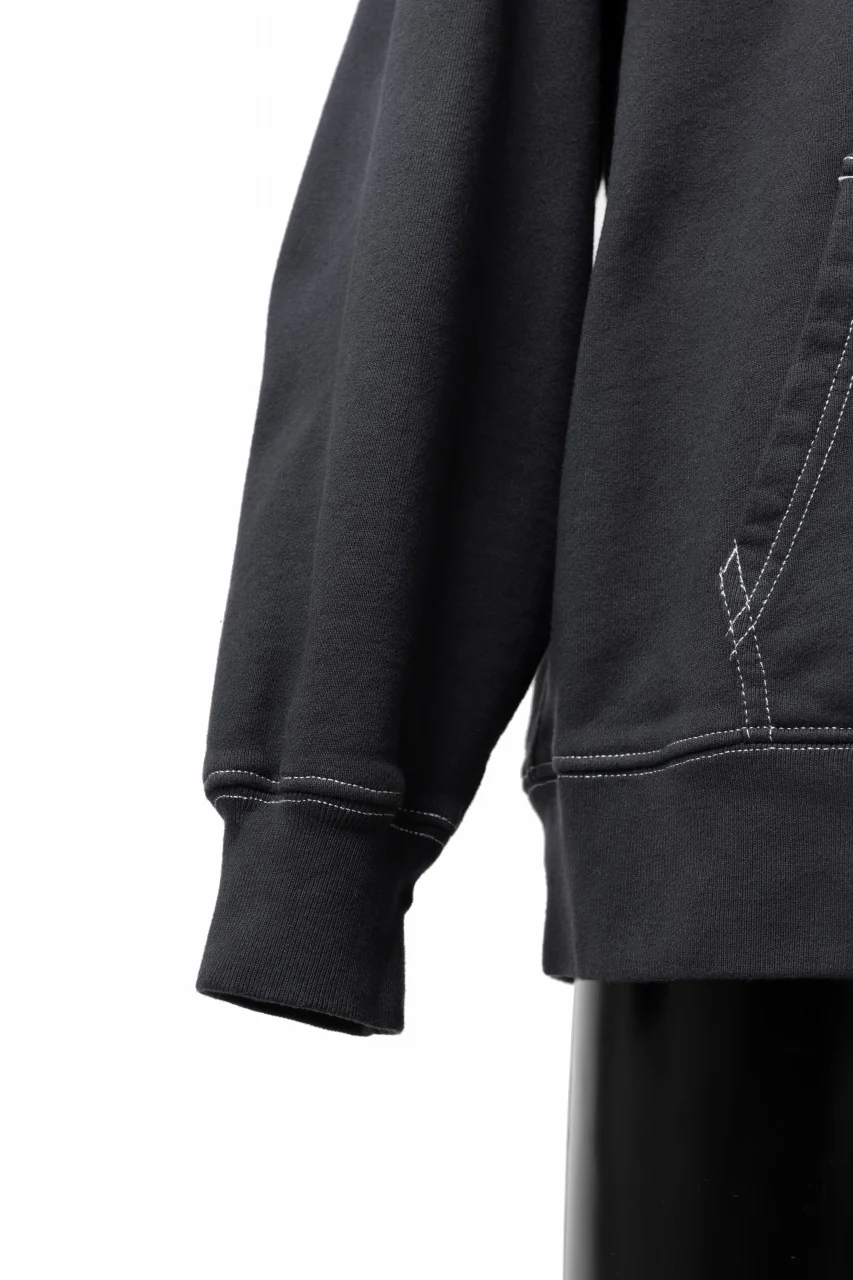 DEFORMATER.® [SET-UP] 3 PROCESSING SWEAT HOODIE & JOGGER PANT - DYED/BIO/FROST EFFECT (VINTAGE BLACK) - Image 14
