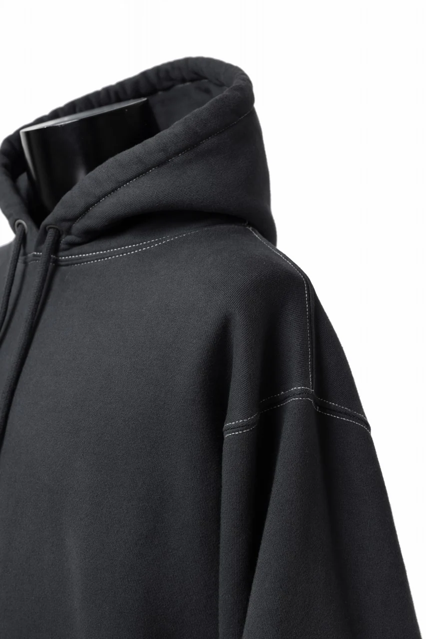 DEFORMATER.® [SET-UP] 3 PROCESSING SWEAT HOODIE & JOGGER PANT - DYED/BIO/FROST EFFECT (VINTAGE BLACK) - Image 17