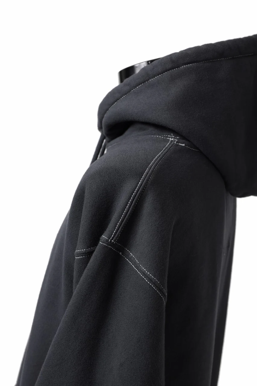 DEFORMATER.® [SET-UP] 3 PROCESSING SWEAT HOODIE & JOGGER PANT - DYED/BIO/FROST EFFECT (VINTAGE BLACK) - Image 18