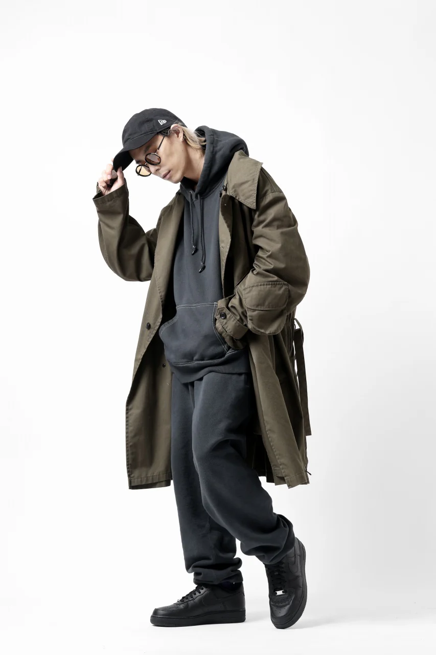 DEFORMATER.® [SET-UP] 3 PROCESSING SWEAT HOODIE & JOGGER PANT - DYED/BIO/FROST EFFECT (VINTAGE BLACK) - Image 43