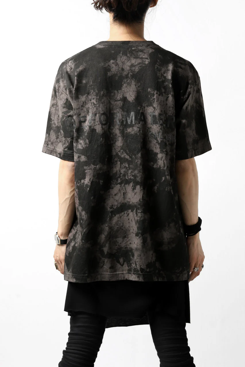 DEFORMATER.® "SPLASH" SIGNATURE T-SHIRT / MOTTLED DYE (COAL) - Image 12