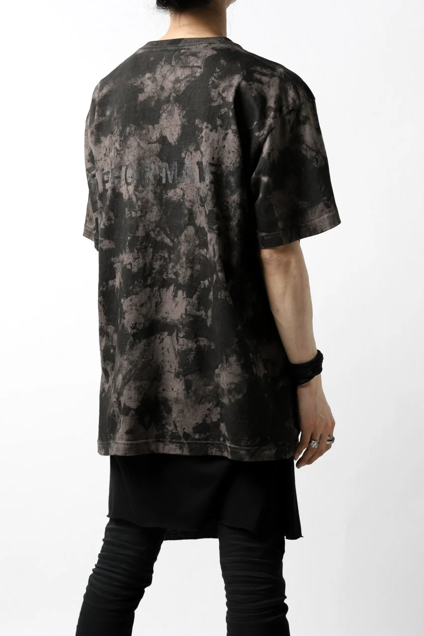 DEFORMATER.® "SPLASH" SIGNATURE T-SHIRT / MOTTLED DYE (COAL) - Image 15