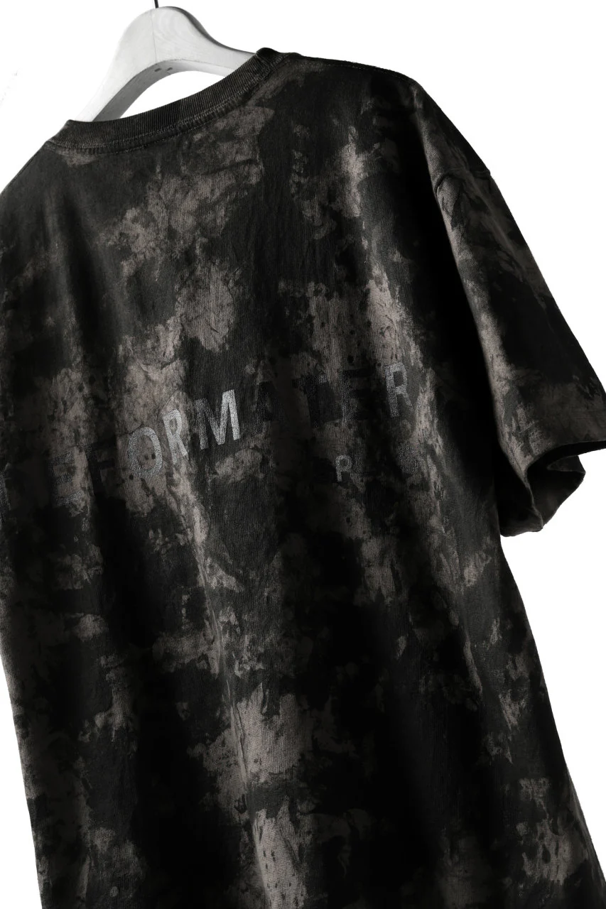 DEFORMATER.® "SPLASH" SIGNATURE T-SHIRT / MOTTLED DYE (COAL) - Image 25