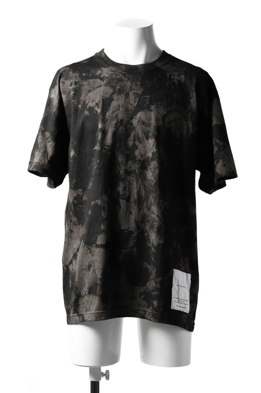 DEFORMATER.® "SPLASH" SIGNATURE T-SHIRT / MOTTLED DYE (COAL) - Image 29