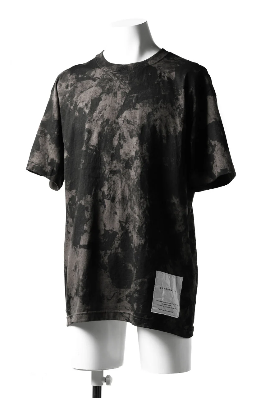 DEFORMATER.® "SPLASH" SIGNATURE T-SHIRT / MOTTLED DYE (COAL) - Image 30
