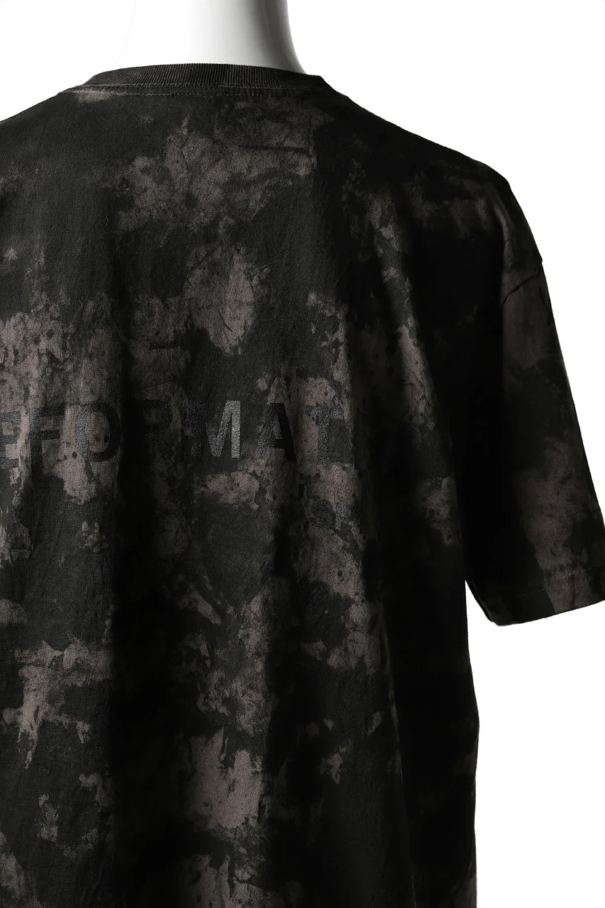 DEFORMATER.® "SPLASH" SIGNATURE T-SHIRT / MOTTLED DYE (COAL) - Image 37