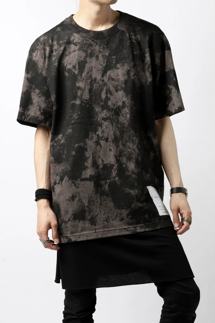 DEFORMATER.® "SPLASH" SIGNATURE T-SHIRT / MOTTLED DYE (COAL) - Image 9