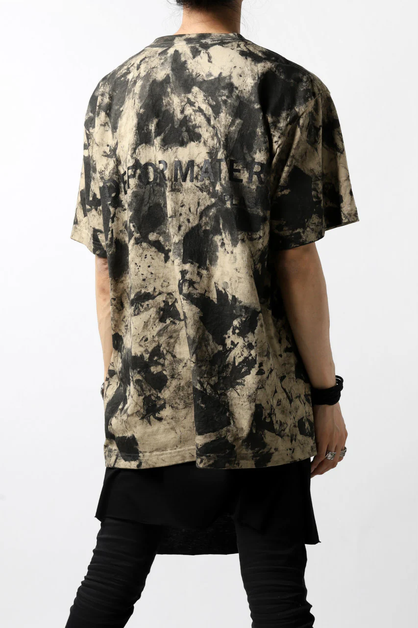 DEFORMATER.® "SPLASH" SIGNATURE T-SHIRT / MOTTLED DYE (SAND) - Image 11