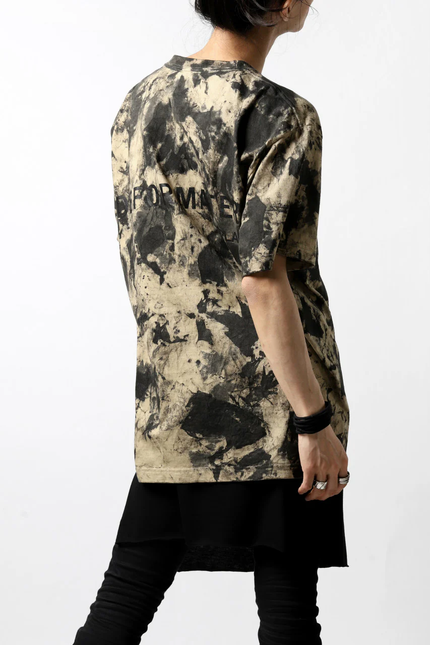 DEFORMATER.® "SPLASH" SIGNATURE T-SHIRT / MOTTLED DYE (SAND) - Image 12