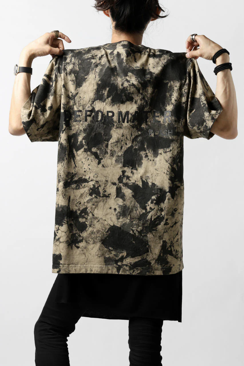 DEFORMATER.® "SPLASH" SIGNATURE T-SHIRT / MOTTLED DYE (SAND) - Image 13
