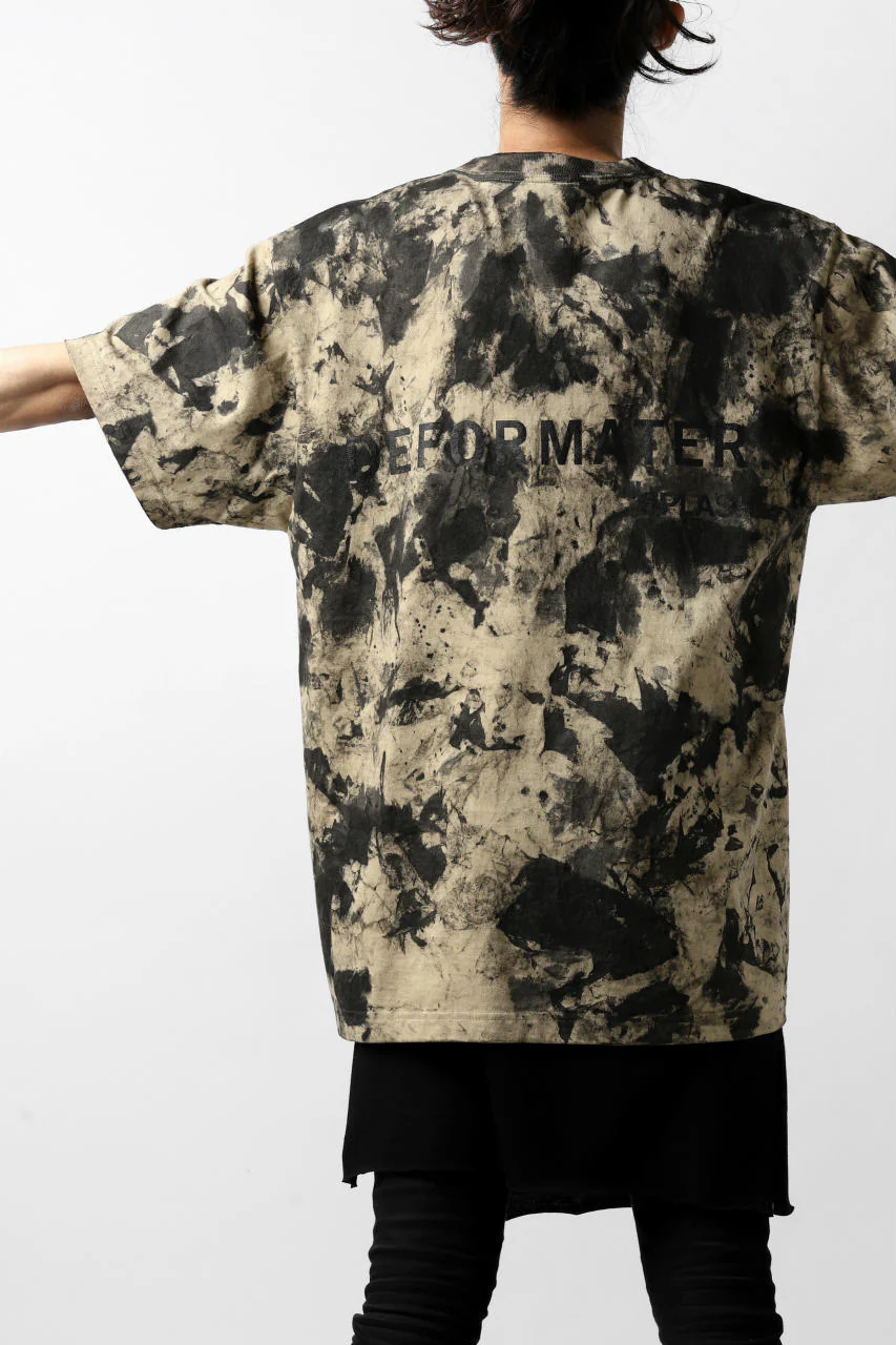 DEFORMATER.® "SPLASH" SIGNATURE T-SHIRT / MOTTLED DYE (SAND) - Image 15