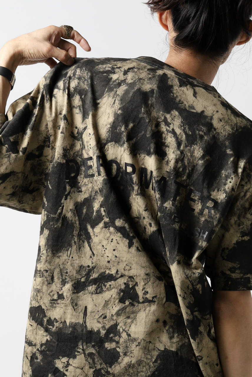 DEFORMATER.® "SPLASH" SIGNATURE T-SHIRT / MOTTLED DYE (SAND) - Image 16
