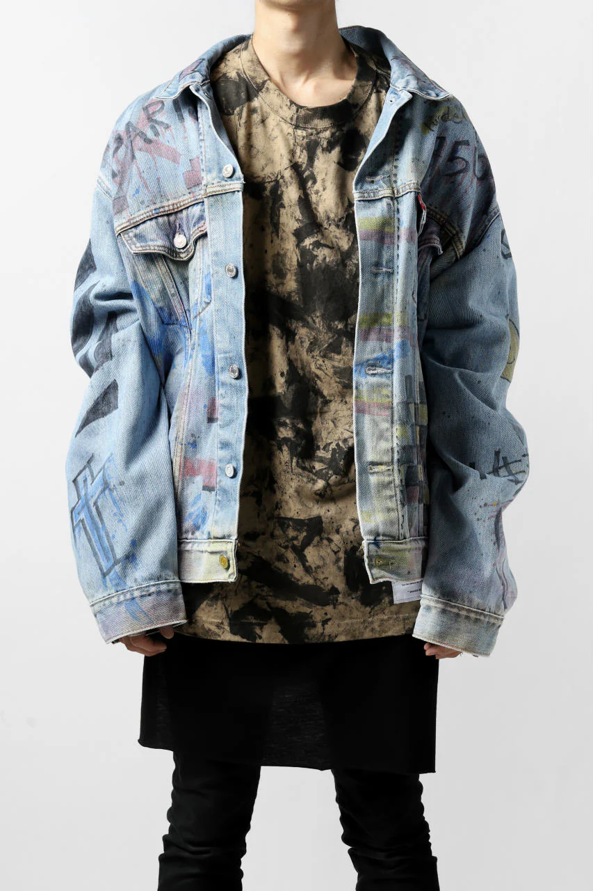 DEFORMATER.® "SPLASH" SIGNATURE T-SHIRT / MOTTLED DYE (SAND) - Image 17