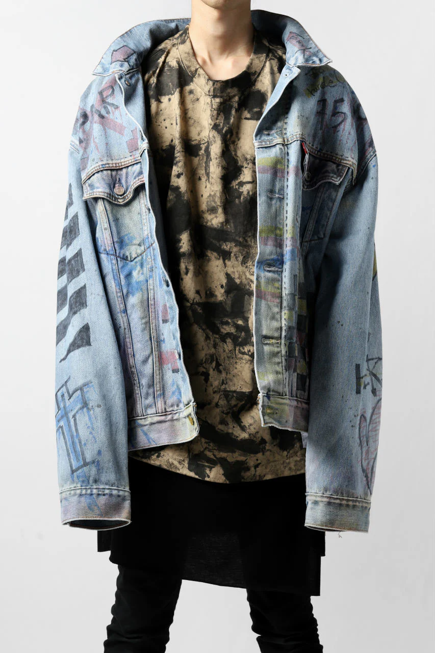 DEFORMATER.® "SPLASH" SIGNATURE T-SHIRT / MOTTLED DYE (SAND) - Image 19